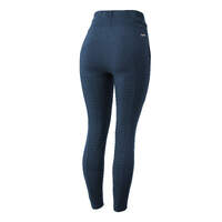 Horze Remy Women's Organic Cotton Riding Tights - Obscure Night Blue