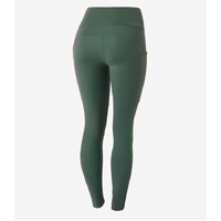 Horze Ginny Women's Silicone Full Seat Riding Tights - Cilantro Green