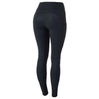 Horze Ginny Women's Silicone Full Seat Riding Tights - Dark Navy
