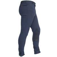 John Whitaker Men's Self Seat Suedette Breeches - White
