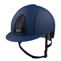 In Stock - KEP Helmet Chromo 2.0  Matt Blue, Blue Frame and Chrome Grid
