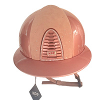 In Stock - KEP Helmet Chromo 2.0 Diamond Pink, Powder Suede Swarovski 