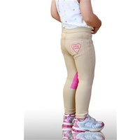 Little Lyndi Beige/Hot Pink Jodhpurs