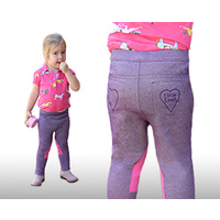 Little Lyndi Kids Purple Jelly/Pink Lemonade Jodhpurs - Sizes 0-3