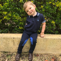 Little Lyndi Boys & Girls Starship Blue Jodhpurs - Sizes 0-3