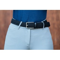 Cavalier Elastic Belt - Navy - Bone - Navy/White