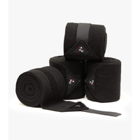 Premier Equine Polo Fleece Bandages - Black