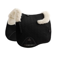 Premier Equine Pony Merino Wool Half Lined European Dressage Square - Black/Natural