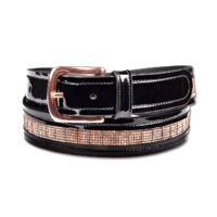 ELT Patent Rose Gold Belt - Size: 100cm only