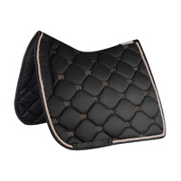 Waldhausen Valencia Dressage Saddle Pad - Black/Rose Gold