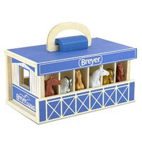 Breyer Stablemates Farms Wooden Carry Case