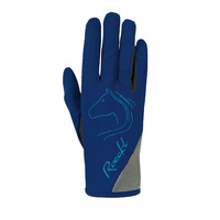 Roeckl Tryon Junior Gloves - Navy Blue