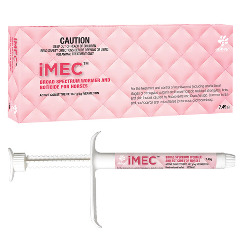 iMEC Broad Spectrum Wormer and Boticide for Horses