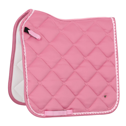 QHP Lyvia Dressage Saddle Pad - Pink