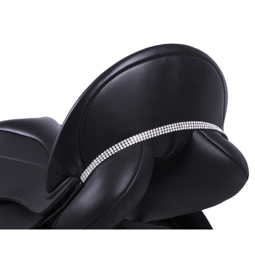 QHP Saddle Jewel Madelon Black/Silver