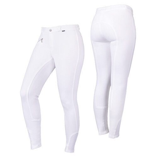 QHP Breeches Junior full grip - White