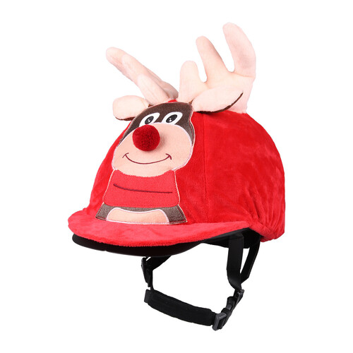 QHP Christmas Helmet Cover - Rudolph