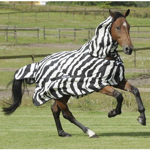 Bucas Zebra Fly Rug Combo- 6'6 ONLY