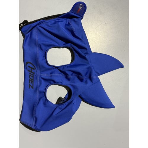 Hidez Compression Hood With Ears & Zipper  10hh-11hh 4XS Blue