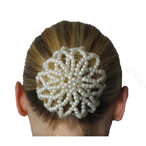 Hamag Pearl Hair Bun Net