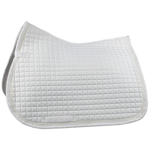 Horze Brighton All Purpose Saddle Pad - Pony & Full - White