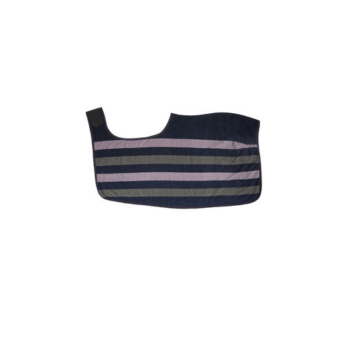 Horze Wilton Fleece Riding Rug - Dark Navy/ Grey Ridge Violet