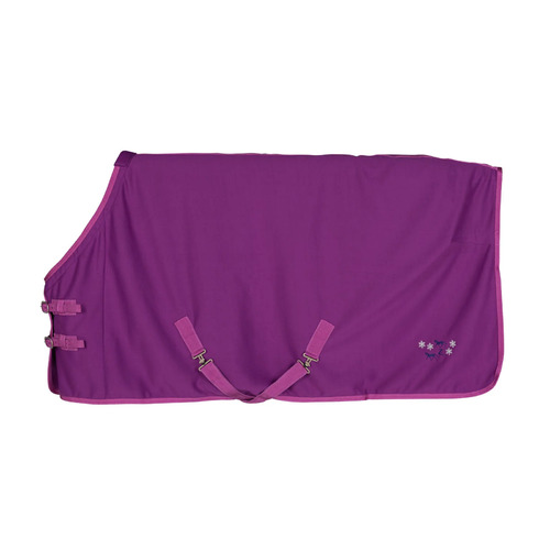 Horze Tucker Pony Fleece Rug - Arty Purple
