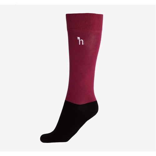 Horze Knee socks with Thin Calf - Anemone Dark Pink