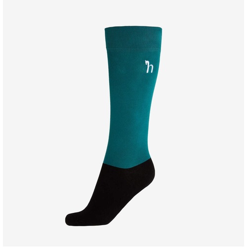 Horze Knee socks with Thin Calf - Storm Green