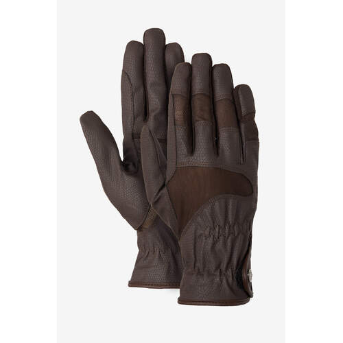 B Vertigo Flex Riding Gloves - Dark Brown