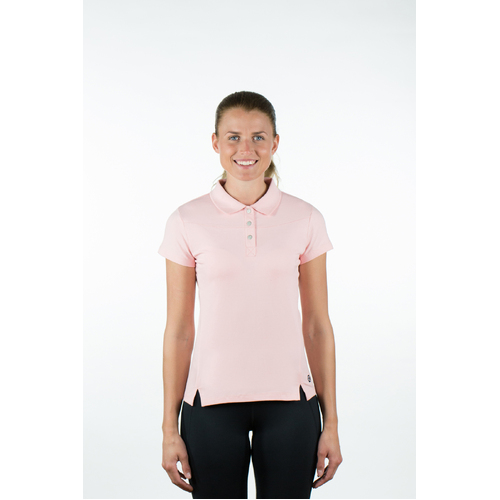 Horze Erin Cotton Ladies Polo Shirt - SIZE 16