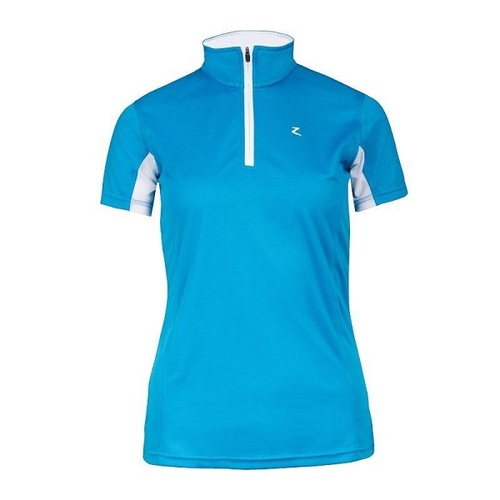 Horze Trista Women's Short-Sleeved Functional Shirt - Blue