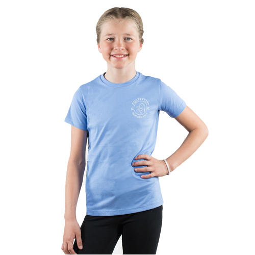 Horze Abbie Kids Unisex T-Shirt Powder Blue