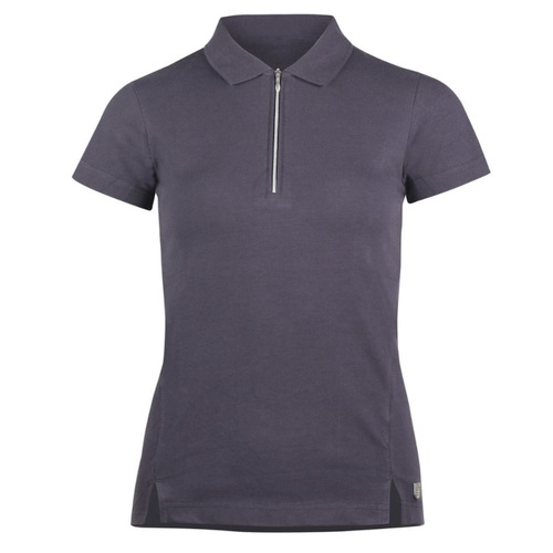 Horze Ladies’ Jasmine Short Sleeve Training Shirt - Nightshade Purple - Size 16 only