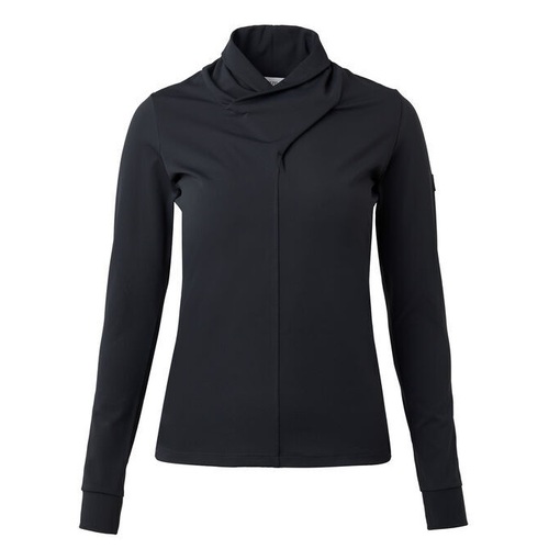 Horze Raquel Women's Training Shirt with High Neck - Dark Navy