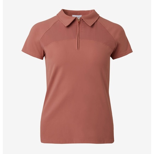 Horze Ciandra Ladies Training Shirt - Light Mahogany