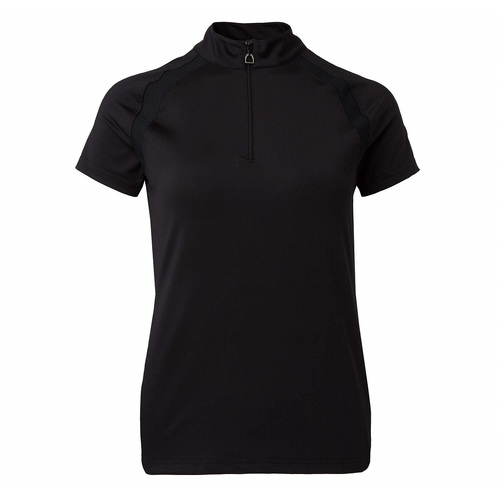 Horze Mia Women's Short Sleeve Training Shirt - Black