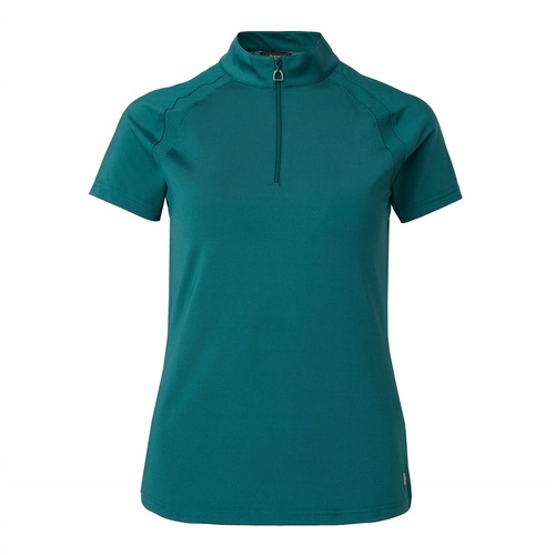 Horze Mia Women's Short Sleeve Training Shirt - Storm Green