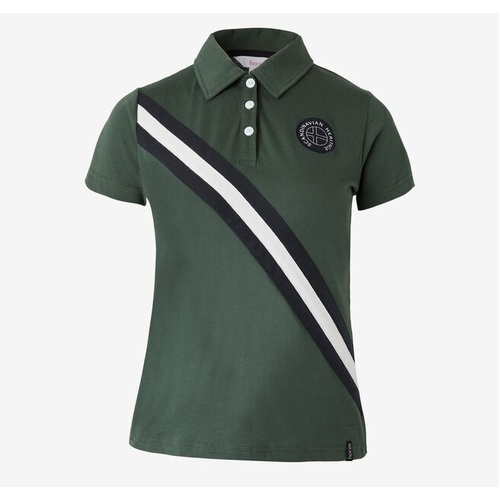 Horze Jessie Women's Polo Shirt - Cilantro Green
