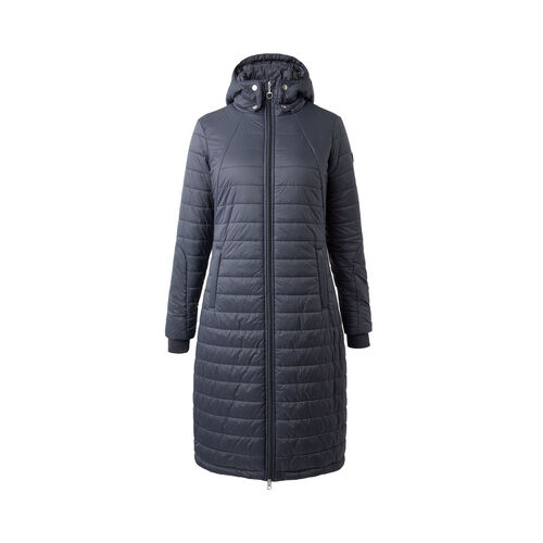 Horze Cecilia Women's Padded Long Riding Coat - Ink Blue