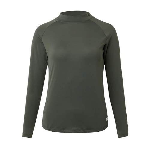 Horze Gabriela Training Shirt with UV Protection - Climbing Ivy Dark Green