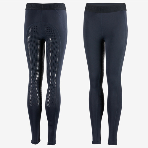 Navy Horze Madison Kids Silicone Tights