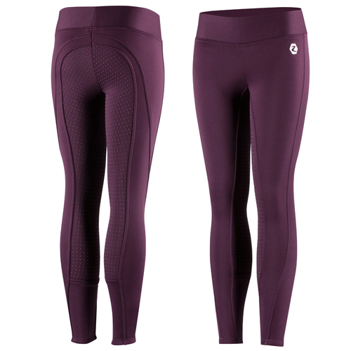 Horze Active Junior Full Silicone Seat Tights