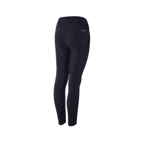 Horze Emmie Kids Organic Cotton  Riding Tights - Dark Navy - Size: 120 EU / 6yrs Only
