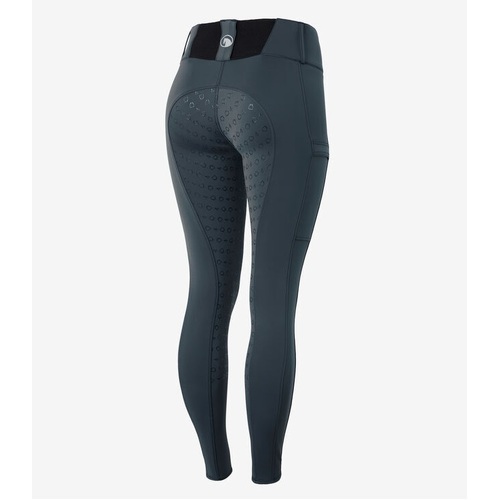 Horze Minka Ladies Firming Full Seat Breeches - Obscure Night Blue