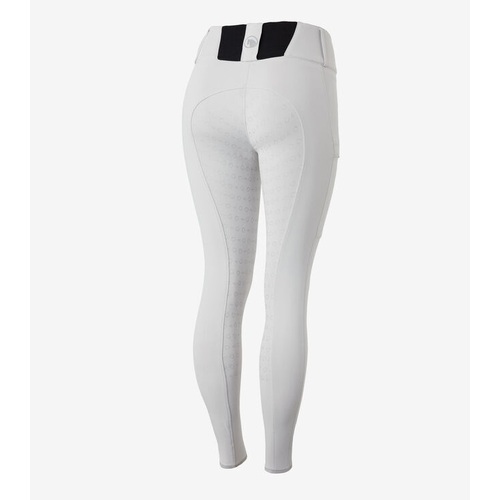 Horze Minka Ladies Firming Full Seat Breeches - Pebble Grey