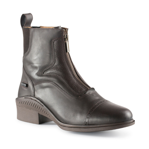 Horze Suffolk Front Zip Brown Jodhpur Boots