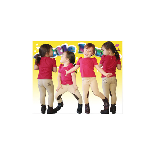 Little Lyndi Boys & Girls Beige/Chocolate Jodhpurs - Sizes 0-3