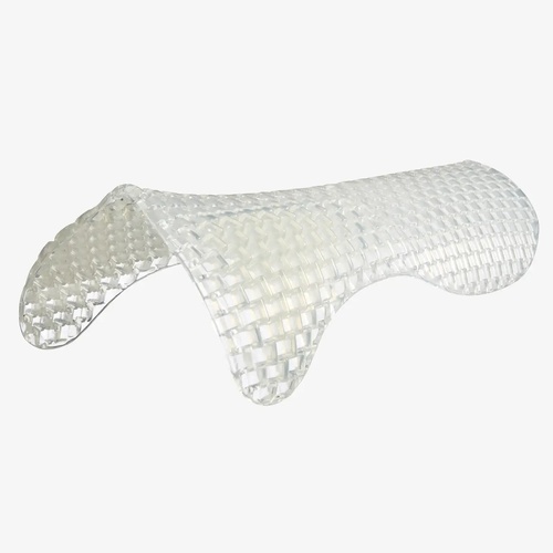 Acavallo Respira Gel Pad & Front Riser - Clear