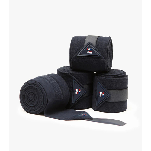Premier Equine Polo Fleece Bandages - Navy